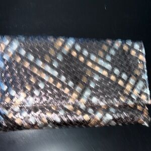 Chic Black and Gold Clutch from Neiman Marcus